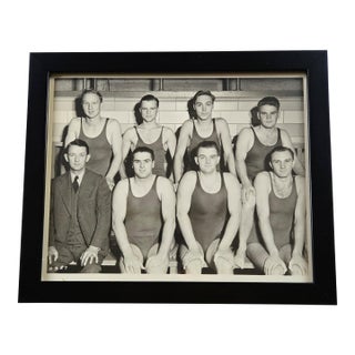 Antique Photograph: University of Minnesota Men's Swimming Team 1938-1939 For Sale