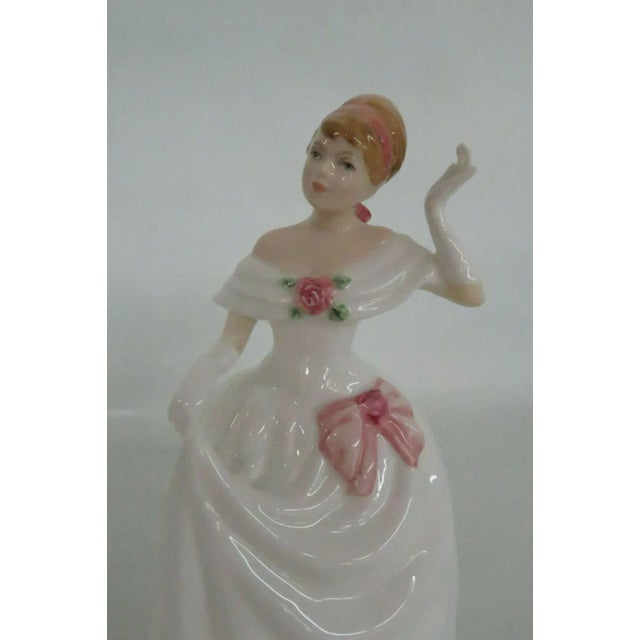 English Royal Doulton HN3600 Dawn English Bone China Porcelain Figurine For Sale - Image 3 of 11