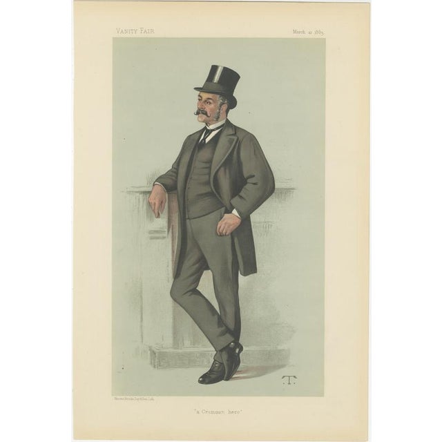 Paper Unknown, British Elites 1883, Paper, Set of 6 For Sale - Image 7 of 10