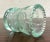 Vintage Hemingray-9 Teal Tinted Aqua Tinted Glass Insulator For Sale - Image 4 of 5