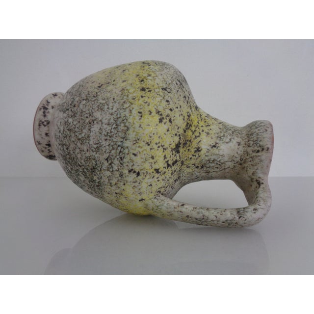 Ceramic 7302 Handled Vase by Fridegart Glatzle for Karlsruher Majolika, Germany, 1960s For Sale - Image 13 of 15