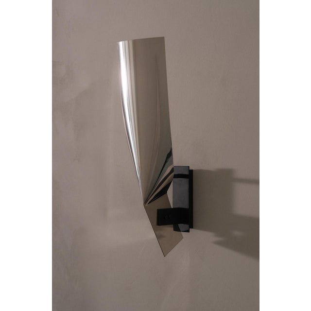 Wall Sconces in the style of Michel Boyer, 1970s, Set of 2 For Sale - Image 9 of 12