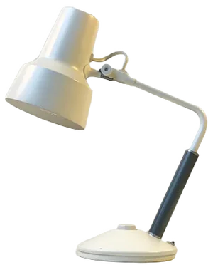 Mid-Century White Desk or Wall Lamp by Jac Jacobsen for Luxo, 1960s