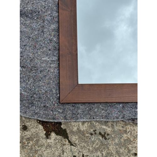 Vintage Oak Mirror, 1970s For Sale - Image 4 of 11