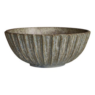 Large Art Deco Stoneware No. 189 Bowl by Arne Bang, Denmark, 1930s For Sale