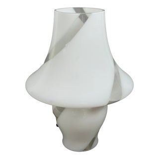 Large Modern Mushroom Table Lamp in Murano Glass from De Majo, 1970s For Sale
