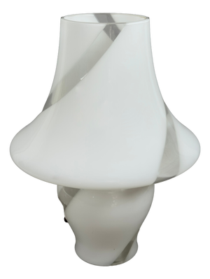 Large Modern Mushroom Table Lamp in Murano Glass from De Majo, 1970s