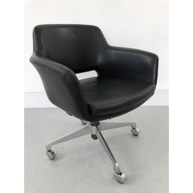 Leather Office Chair, 1960s For Sale - Image 15 of 15