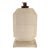 Vintage Ralph Lauren Bevelled Edge Glass Table Lamp For Sale