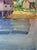 American 1930s Landscape Watercolor Paintings, Two-Sided Pier Docks and Mountains For Sale - Image 3 of 6