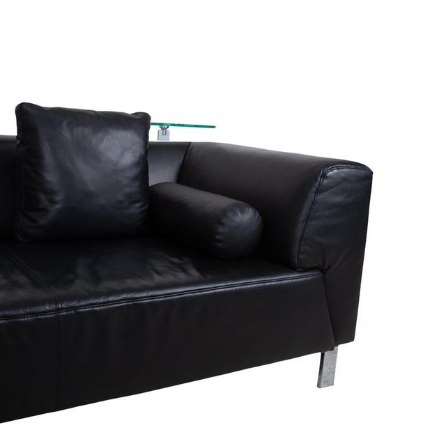 Black Mega Leather Corner Sofa from Ewald Schillig For Sale - Image 8 of 18