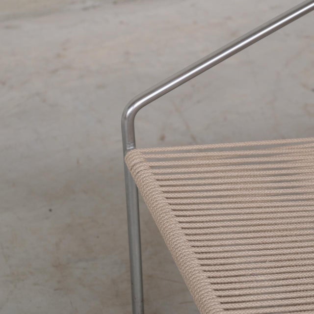 Mid-Century Modern Danish Steel Armchairs by Henning Flok, 1960s, Set of 2 For Sale - Image 4 of 14