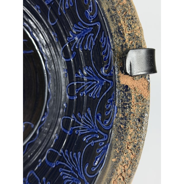 Ceramic Spanish Hand-Painted Ceramic Lebrillo with Dog For Sale - Image 7 of 13