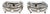 Art Nouveau Silver Baskets with Cut Glass Inserts, Germany, 1910, Set of 2 For Sale