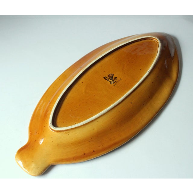 1970s Large Ceramic Fish Plate by Gallo Design "Neptuno" - Vintage For Sale - Image 5 of 6