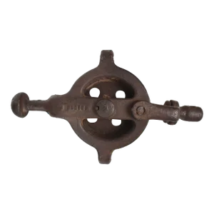 Mid 20th Century Cast Iron Farmhouse Barn Pulley