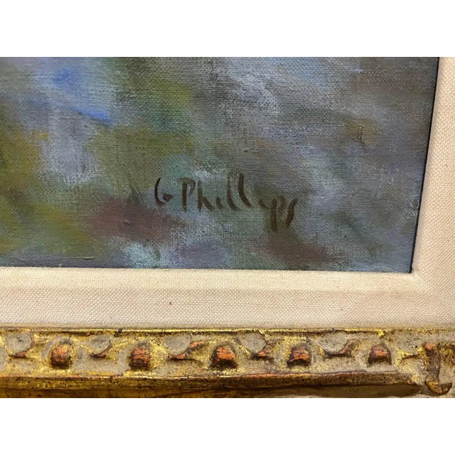 Mid 20th Century Impressionist Plein Air Signed Philips For Sale - Image 12 of 12