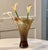 An elegant and highly tactile mid-century Scandinavian art glass vase, hand-blown in Sweden during the late 1960s or...