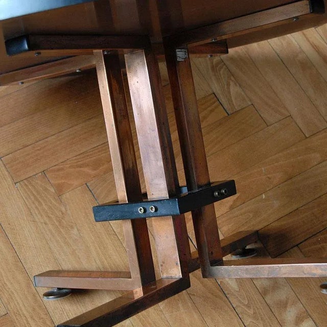 Metal Danish Copper Coffee Table from Monrad, 1960s For Sale - Image 7 of 10