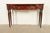 Late 20th Century Maitland Smith English Regency Chinoiserie Hand-Painted Red Lacquered Console Table For Sale - Image 5 of 14