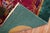 Textile Zabihi Collection Burgundy Emerald Green Antique Chinese Art Deco Carpet - 9'10" x 13'5" For Sale - Image 7 of 10