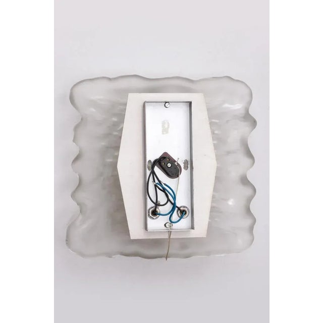 Large Wall Lamp of Frosted Glass, Germany, 1960s For Sale - Image 4 of 10