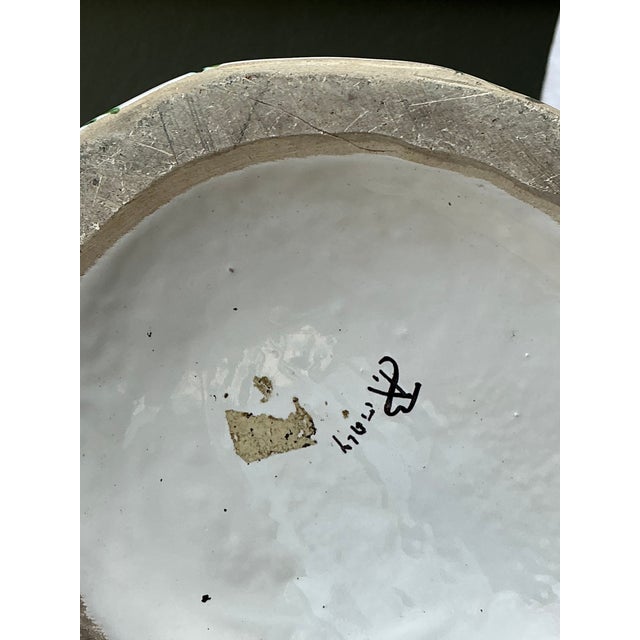 Ceramic Vintage Italian Glazed Ceramic Giraffe Cache Pot For Sale - Image 7 of 12