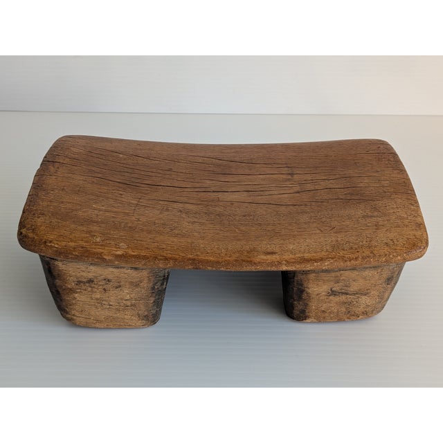 Vintage Hand Carved African Senufo Women's Stool For Sale - Image 4 of 5