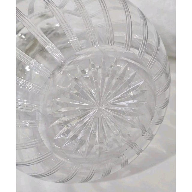 Antique Art Deco Glass Spirit Decanter from Walker & Hall, Sheffield, 1924 For Sale - Image 6 of 18