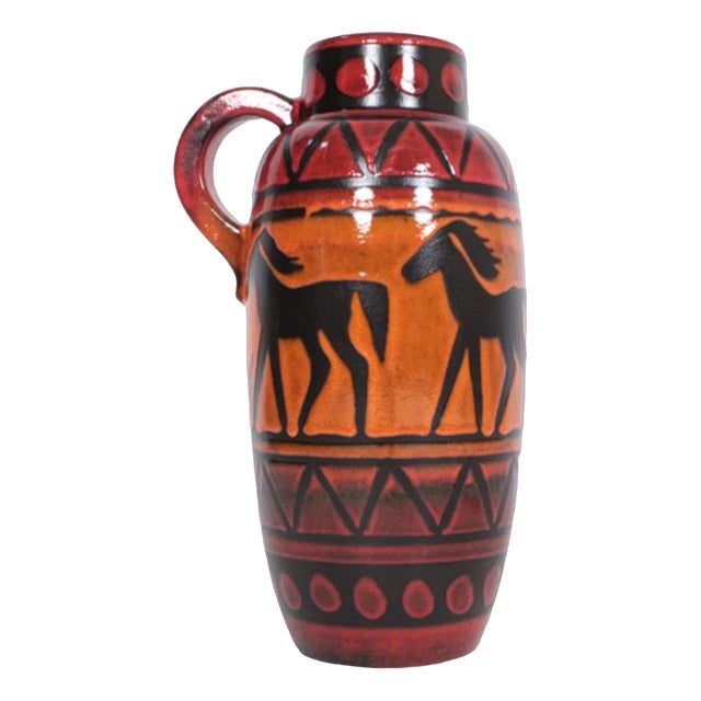 Floor Vase 420-54 from Scheurich, 1970s For Sale