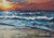 Impressionist Original Oil Landscape of Sunset For Sale - Image 3 of 5