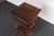 Antique Aesthestic Movement Stained Oak Sewing / Decorative Box on Bamboo Stand For Sale - Image 9 of 12