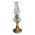 Antique Eapg Riverside Glass No. 423 Empress Kerosene Lamp Gold Intaglio Base 10.75" c.1894 For Sale