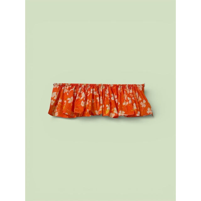 Vintage Handmade Hawaii Valances 14x90 Pack of 2 Handmade New For Sale - Image 9 of 12