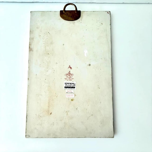 Ceramic Late 20th Century John Derian Bird Motif Wall Tile For Sale - Image 7 of 9