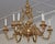 Mid 20th Century Italian Gilt Bronze Baroque / Rococo Style 10 Light Chandelier For Sale - Image 12 of 17