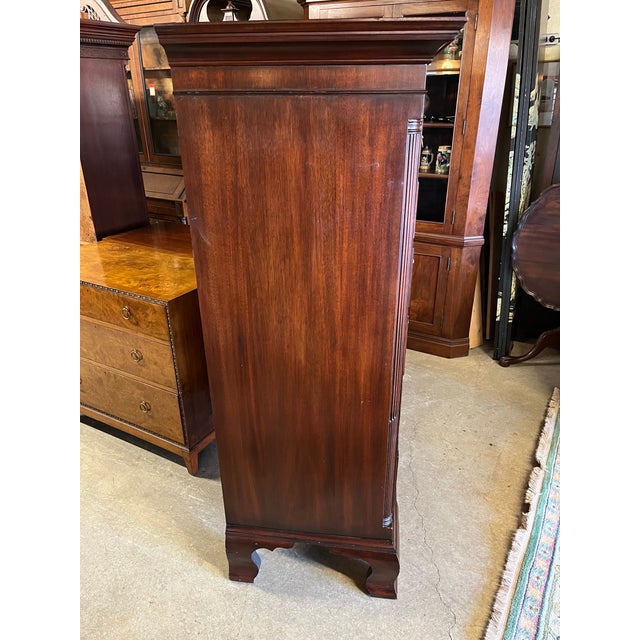 Late 20th Century Henkel-Harris New Market High Chest of Drawers For Sale - Image 9 of 12