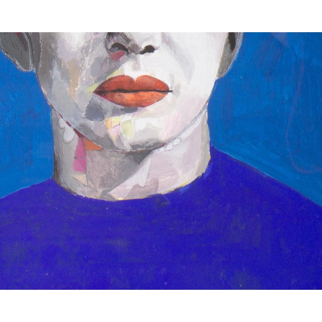 2021 “Maria Callas” Mixed Media Painting by Andrea Ventura For Sale - Image 4 of 8