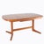 Dyrlund Style Mid Century Teak Hidden Leaf Dining Table For Sale - Image 13 of 13