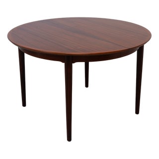 Danish Modern Rosewood Extendable Dining Table by Arne Vodder for Sibast, 1950s For Sale