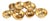 Kenneth Ludwig Chicago Small Cluster of 8 Serving Bowls- Gold For Sale