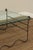 Modernist Glass Top Wrought Iron Coffee Table For Sale - Image 4 of 17