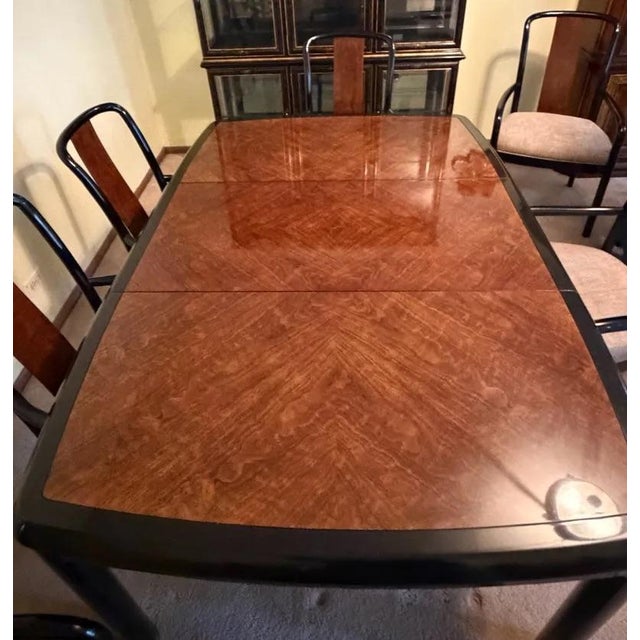 Drexel Heritage Chinoiserie Dining Set by Drexel Heritage “Profile” Collection For Sale - Image 4 of 11