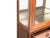 Brown Chinese Vintage Solid Wood Brown Glass Display Bookcase Curio Cabinet For Sale - Image 8 of 10