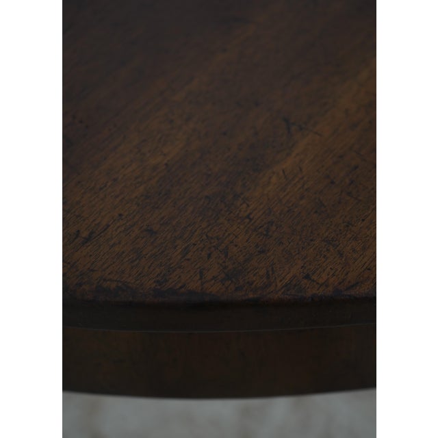 Kittinger Kittinger Colonial Williamsburg Cw-34 Mahogany Demilune Table For Sale - Image 4 of 13