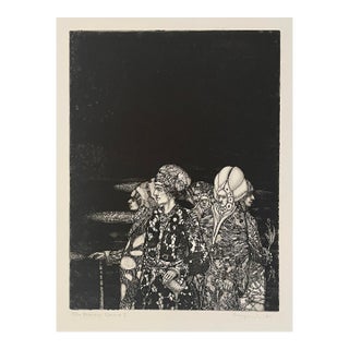 1985 Walter Crump Promised Equinox Aquatint For Sale