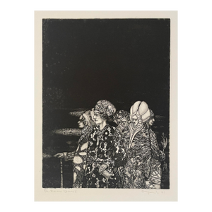 1985 Walter Crump Promised Equinox Aquatint