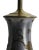 Gray Chinese Mid Century Pewter and Brass Vase Mounted as a Lamp For Sale - Image 8 of 11
