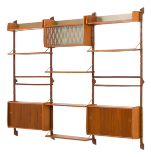 Ergo Three Bay Wall Unit by John Texmon, Nowrway, 1960s