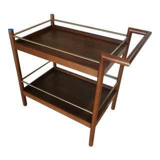 West Elm Mid-Century Bar Cart For Sale